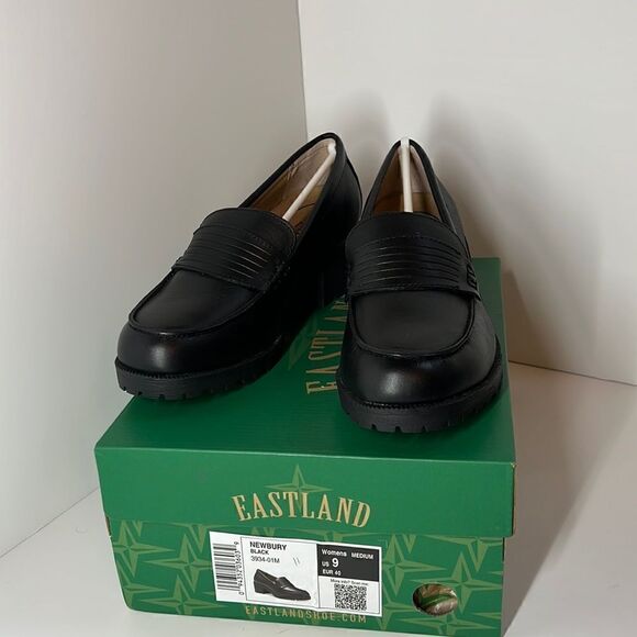 Eastland Newbury Penny Loafers Black size 9 - Picture 1 of 6